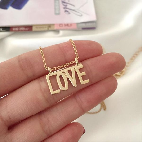 pendant necklaces lovely gold color plating creep love star single letter necklace for women girl nameplate jewelry accessory high quality, Silver
pendant necklaces lovely gold color plating creep love star single letter necklace for women girl nameplate jewelry accessory high quality, Silver