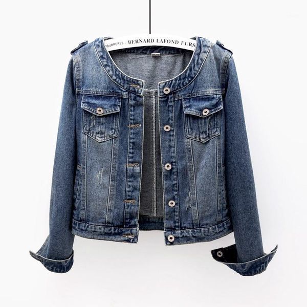 plus size slim vintage blue denim jacket coat women basic outerwear chaquetas mujer korean o-neck short jeans female women's jackets, Black;brown
plus size slim vintage blue denim jacket coat women basic outerwear chaquetas mujer korean o-neck short jeans female women's jackets, Black;brown