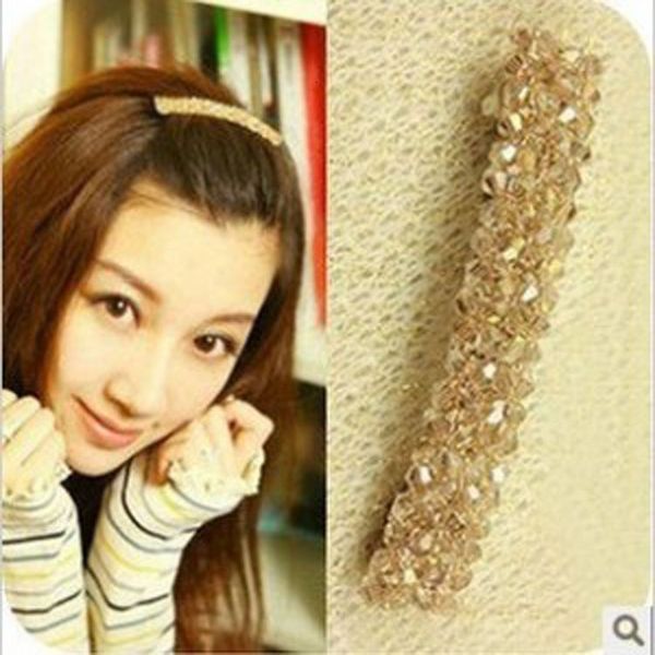 flash diamond headdress hairpin four rows of crystal fishline knitting edge clip exquisite one word spring clip hairpin, Golden;silver
flash diamond headdress hairpin four rows of crystal fishline knitting edge clip exquisite one word spring clip hairpin, Golden;silver