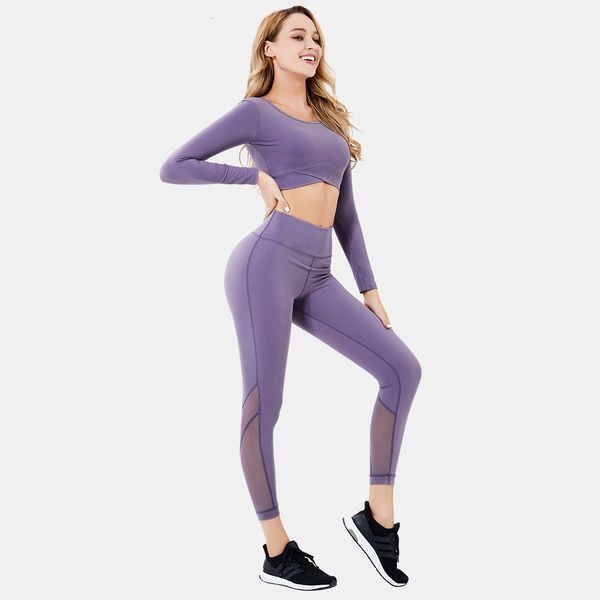 2021 women's yoga set suit of the sport gym clothes 2 piece without hollow seam out fitness long harvest upper waist high leggings trai, Gray
2021 women's yoga set suit of the sport gym clothes 2 piece without hollow seam out fitness long harvest upper waist high leggings trai, Gray