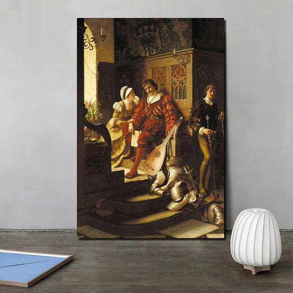 paintings edmund blair leighton duty wall art canvas painting posters prints modern picture for living room home decoration
paintings edmund blair leighton duty wall art canvas painting posters prints modern picture for living room home decoration
