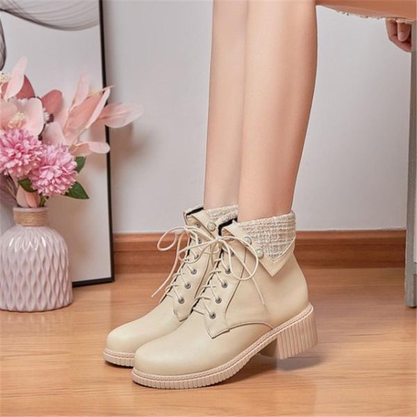boots pxelena pearls fashion office lady daily work shoes lace up round toe chunky med heels ankle plus size 34-43 beige, Black
boots pxelena pearls fashion office lady daily work shoes lace up round toe chunky med heels ankle plus size 34-43 beige, Black