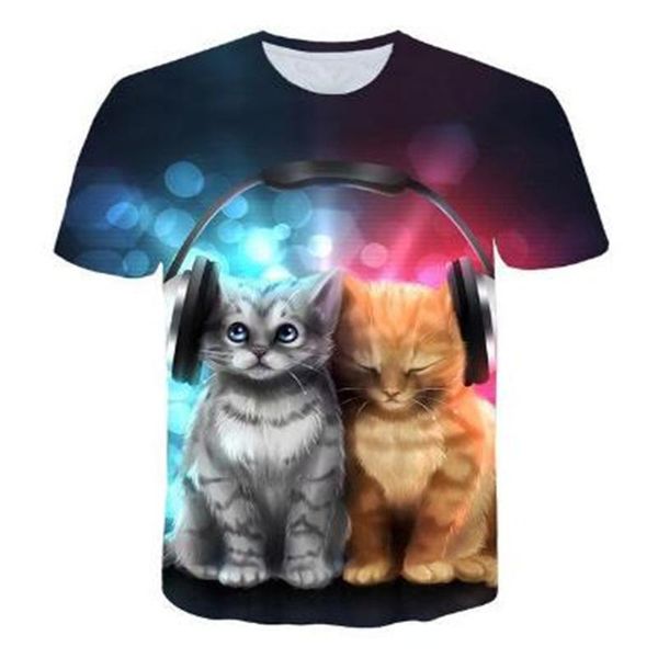men's t-shirts 2021 funny t-shirt super cool music two cat male/female short-sleeved summer 3d print animal, White;black
men's t-shirts 2021 funny t-shirt super cool music two cat male/female short-sleeved summer 3d print animal, White;black
