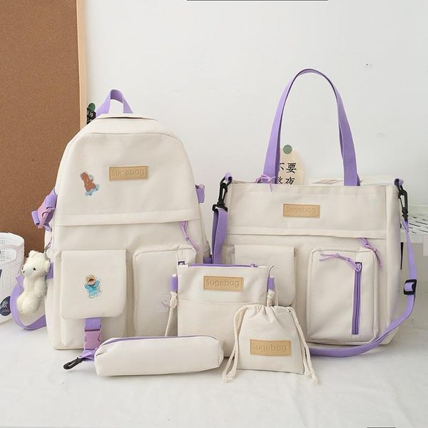 backpack 4piece/set kawaii schoolbags for teenage girls women fashion nylon travel student notebook bookbags schoolbag
backpack 4piece/set kawaii schoolbags for teenage girls women fashion nylon travel student notebook bookbags schoolbag