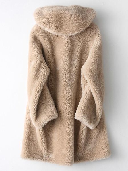 women's fur & faux wool 100% coat female sheep shearling jackets 2021 winter jacket women hooded long coats korean overcoat my3781 s, Black
women's fur & faux wool 100% coat female sheep shearling jackets 2021 winter jacket women hooded long coats korean overcoat my3781 s, Black