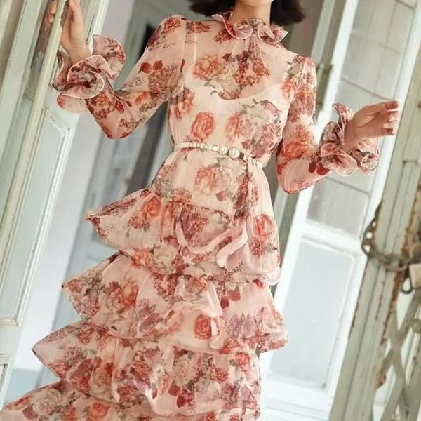 casual dresses ruffle print floral vintage party elegant dress 2021 a-line lace spring high waist women boho luxury long sleeve autumn, Black;gray
casual dresses ruffle print floral vintage party elegant dress 2021 a-line lace spring high waist women boho luxury long sleeve autumn, Black;gray