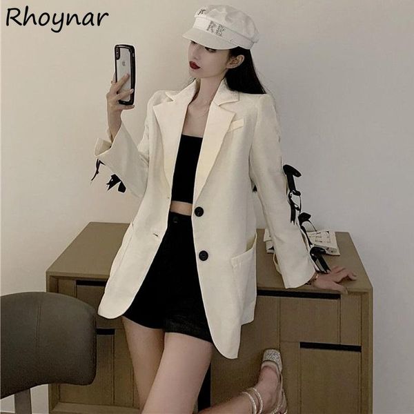 women's suits & blazers women lazy style sweet girls leisure bow fashion notched simple single breasted minimalist elegant spring ladie, White;black
women's suits & blazers women lazy style sweet girls leisure bow fashion notched simple single breasted minimalist elegant spring ladie, White;black