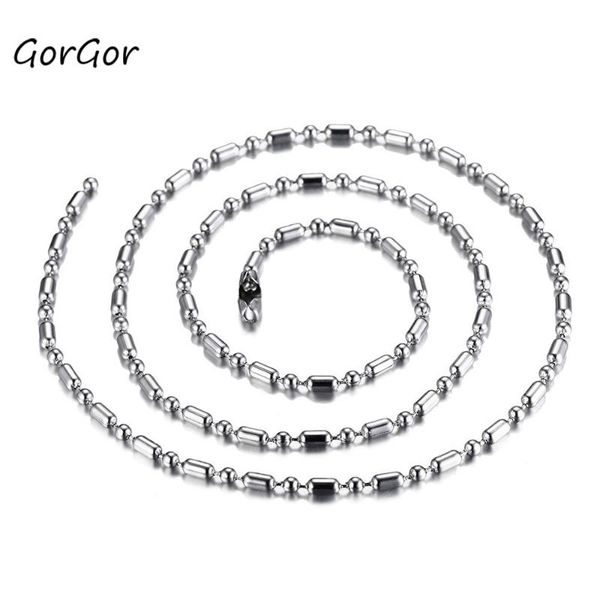 chains gorgor necklace stainless steel bamboo joint used for matching chain simplicity individuality accessories nc-001, Silver
chains gorgor necklace stainless steel bamboo joint used for matching chain simplicity individuality accessories nc-001, Silver