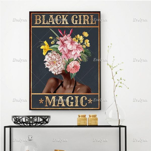 paintings floral african american girl retro posters,black magic,black woman flower art,home decor prints wall art canvas unique gift
paintings floral african american girl retro posters,black magic,black woman flower art,home decor prints wall art canvas unique gift