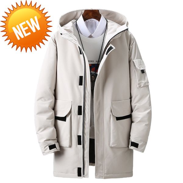 2021 new men's down jacket hooded warm youth autumn winter male man casual fashion coat parkas, Black
2021 new men's down jacket hooded warm youth autumn winter male man casual fashion coat parkas, Black