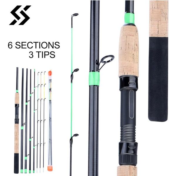 sougayilang 3m feeder l m h power fishing rod lengthened handle 6 sections fishing rod carbon fiber travel tackle
sougayilang 3m feeder l m h power fishing rod lengthened handle 6 sections fishing rod carbon fiber travel tackle