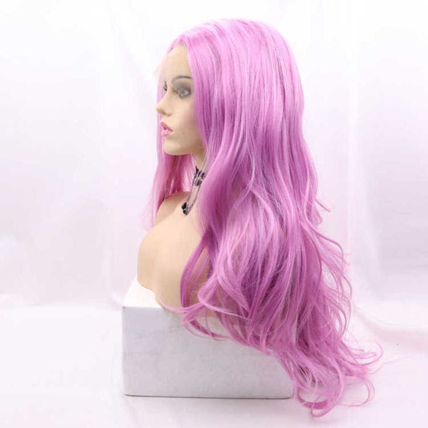 sylvia wig factory front lace chemical fiber headgear rose pink fashion hair color, Black;brown
sylvia wig factory front lace chemical fiber headgear rose pink fashion hair color, Black;brown