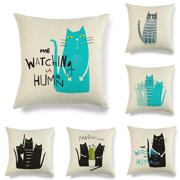 45cm*45cm cartoon cats design linen/cotton throw pillow covers couch cushion cover home decorative pillow covers
45cm*45cm cartoon cats design linen/cotton throw pillow covers couch cushion cover home decorative pillow covers