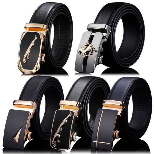 durable fashion the felt belt men's leather automatic buckle business casual pure pants with, Black;brown
durable fashion the felt belt men's leather automatic buckle business casual pure pants with, Black;brown