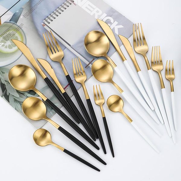dinnerware sets 36pcs gold set stainless steel tableware knife fork spoon luxury cutlery kitchen flatware dishwasher safe
dinnerware sets 36pcs gold set stainless steel tableware knife fork spoon luxury cutlery kitchen flatware dishwasher safe