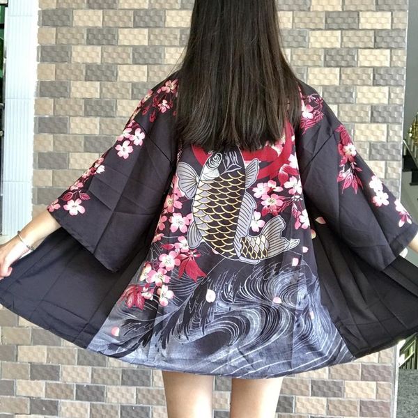 ethnic clothing women kimono cardigan japanese dress haori obi yukata female beach women's cosplay clothes, Red
ethnic clothing women kimono cardigan japanese dress haori obi yukata female beach women's cosplay clothes, Red