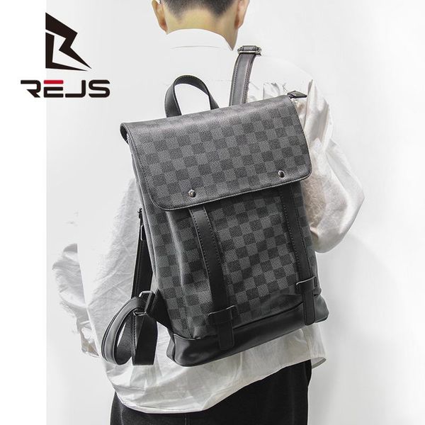 backpack rejs langt men's pu leather fit 14 inch lapbusiness bag office work lattice pattern waterproof travel backpacks
backpack rejs langt men's pu leather fit 14 inch lapbusiness bag office work lattice pattern waterproof travel backpacks