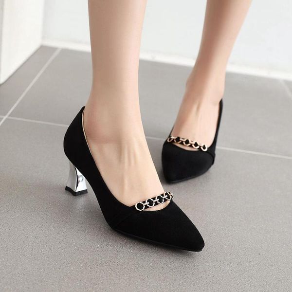 dress shoes latest for women black shoe pumps high heels 2021 suede pointed toe slip on thick heel office big size 31-48
dress shoes latest for women black shoe pumps high heels 2021 suede pointed toe slip on thick heel office big size 31-48