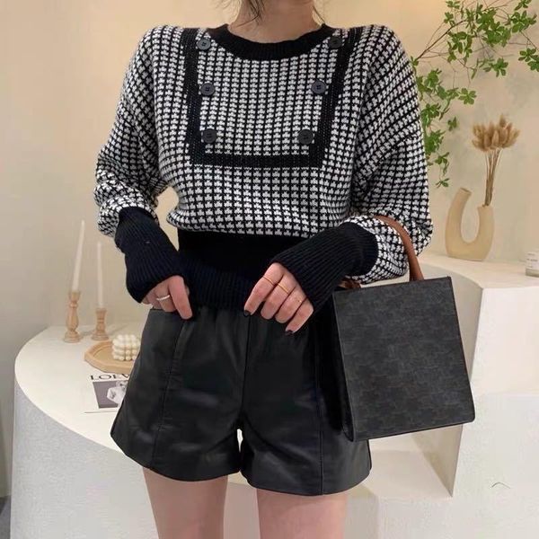 women's sweaters winter knitted women sweater loose pullovers long puff sleeve female thick o-neck plaid korean fashion casual, White;black
women's sweaters winter knitted women sweater loose pullovers long puff sleeve female thick o-neck plaid korean fashion casual, White;black
