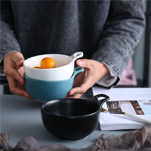 bowls 300ml nordic brief solid frosted ceramic bowl single ear porcelain fruit salad breakfast soup tableware for baking
bowls 300ml nordic brief solid frosted ceramic bowl single ear porcelain fruit salad breakfast soup tableware for baking