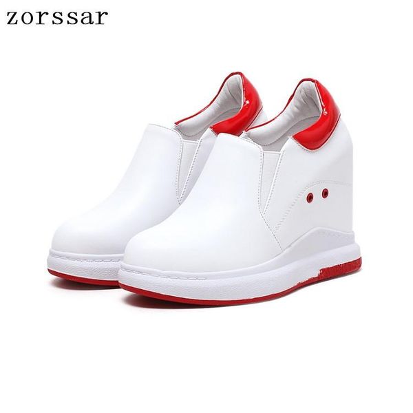 dress shoes zorssar women creepers increasing height cow leather casual slip on platform wedges high heels fashion brand zapatos mujer, Black
dress shoes zorssar women creepers increasing height cow leather casual slip on platform wedges high heels fashion brand zapatos mujer, Black