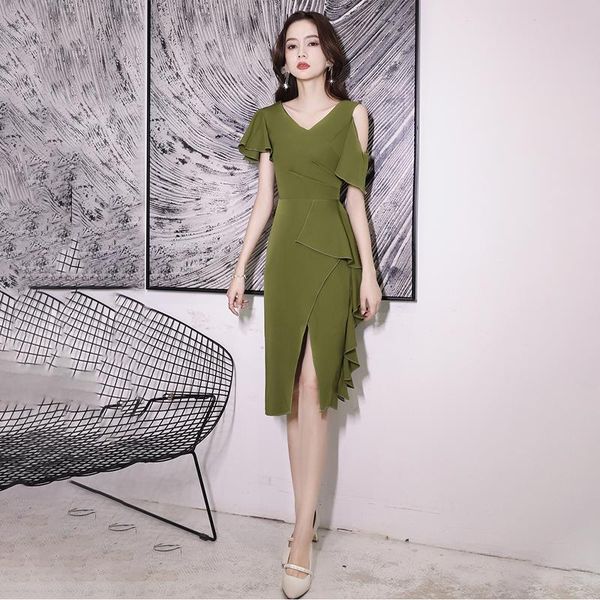 party dresses special occasion vintage v-neck short luxury black green pleat a-line satin knee-length elegant women prom gowns e944, White;black
party dresses special occasion vintage v-neck short luxury black green pleat a-line satin knee-length elegant women prom gowns e944, White;black
