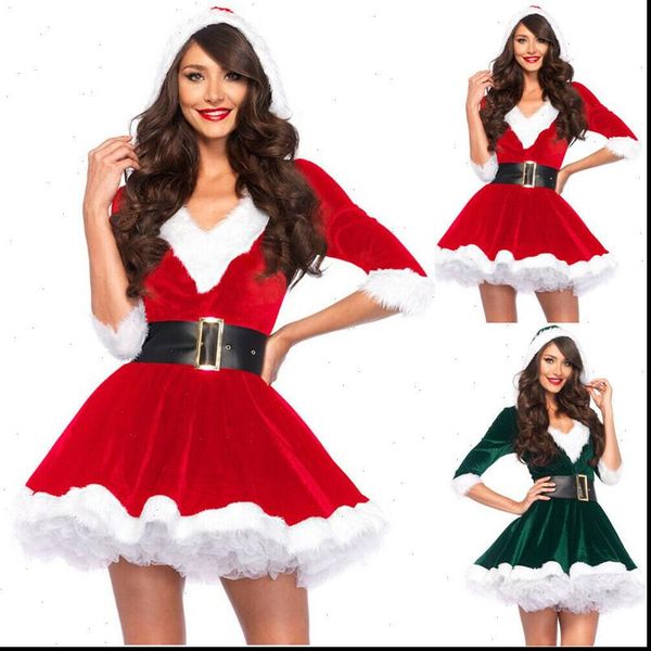 miss santa claus outfits women christmas dresses costume half sleeve modis ladies fancy dress xmas winter red vestidos, Black;gray
miss santa claus outfits women christmas dresses costume half sleeve modis ladies fancy dress xmas winter red vestidos, Black;gray