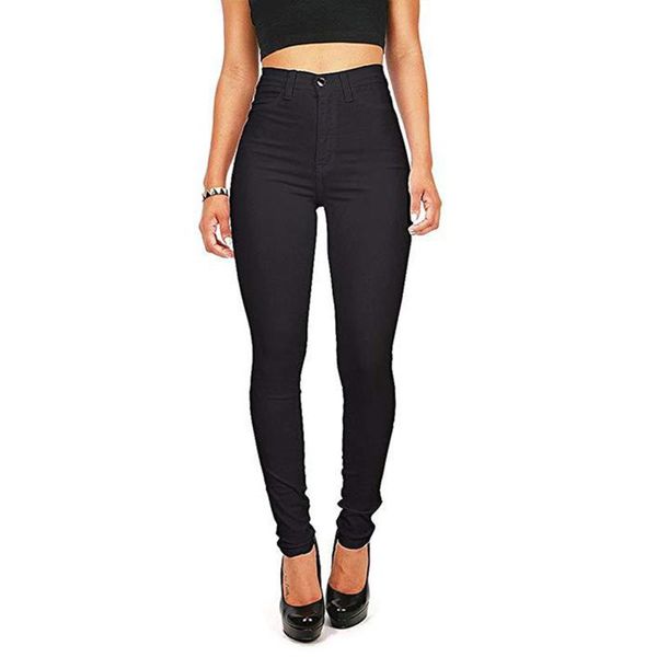 women's jeans slim for women skinny high waist woman denim pencil pants stretch female trousers plus size solid color #t2g, Blue
women's jeans slim for women skinny high waist woman denim pencil pants stretch female trousers plus size solid color #t2g, Blue