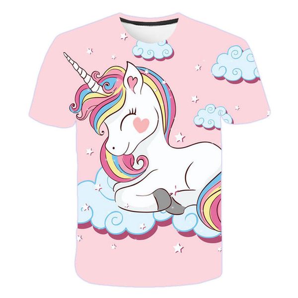 unicorn t-shirts cute unicorno girls new tees cartoon clothes casual xxx teen children 3d printed animal print summer daily sports round nec, Blue
unicorn t-shirts cute unicorno girls new tees cartoon clothes casual xxx teen children 3d printed animal print summer daily sports round nec, Blue