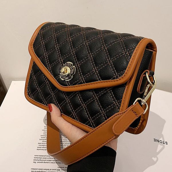 evening bags lattice flap underarm bag 2021 fashion high-quality pu leather women's designer handbag shoulder messenger
evening bags lattice flap underarm bag 2021 fashion high-quality pu leather women's designer handbag shoulder messenger