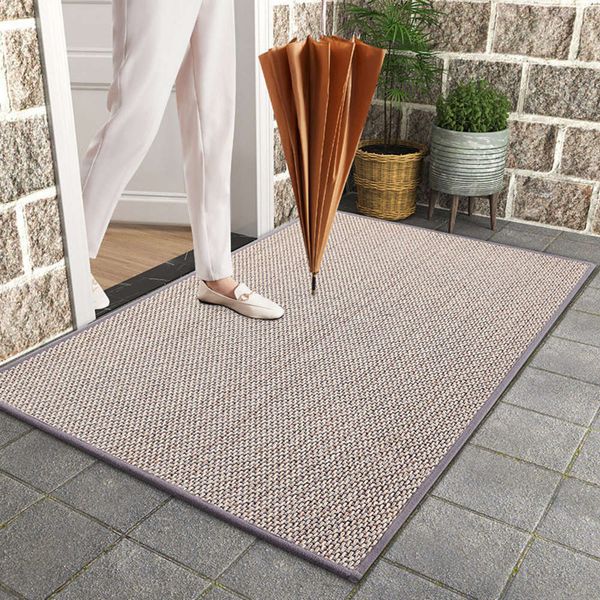 entrance linen woven floor mat rubber carpet entrance door household anti slip mat
entrance linen woven floor mat rubber carpet entrance door household anti slip mat