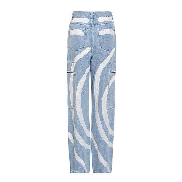 patchwork striped jeans for women high waist full length denim casual wide leg pants female 2021 autumn fashion new, Black;white
patchwork striped jeans for women high waist full length denim casual wide leg pants female 2021 autumn fashion new, Black;white