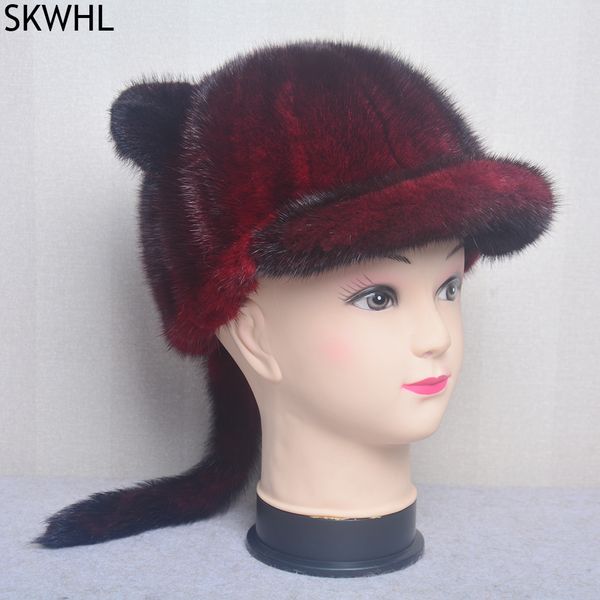women luxurious handmade genuine mink fur hats good quality lady natural hat girl winter warm real cap, Silver
women luxurious handmade genuine mink fur hats good quality lady natural hat girl winter warm real cap, Silver