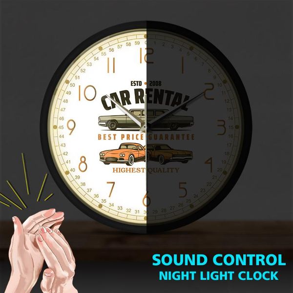 wall clocks car rental custom business logo clock with metal frame garage voice control watch personalized mechanic drivers gift
wall clocks car rental custom business logo clock with metal frame garage voice control watch personalized mechanic drivers gift