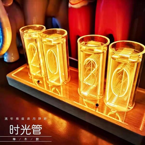 4 bits rgb led glow digital clock nixie tube clock kit diy electronic retro desk 5v micro usb powered
4 bits rgb led glow digital clock nixie tube clock kit diy electronic retro desk 5v micro usb powered