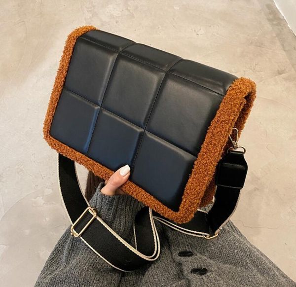 shoulder bags 2021 lattice flap square bag winter pu leather women's trend handbag travel crossbody
shoulder bags 2021 lattice flap square bag winter pu leather women's trend handbag travel crossbody