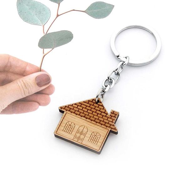 keychains home key ring decoration for women girls fashion house chain wood keychain housewarming gift, Silver
keychains home key ring decoration for women girls fashion house chain wood keychain housewarming gift, Silver