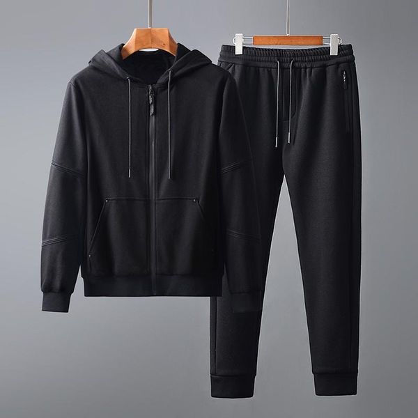 men's tracksuits autumn mens sets (jackets+pants) luxury hooded casual sports zipper male suits fashion slim fit jackets and coats, Gray
men's tracksuits autumn mens sets (jackets+pants) luxury hooded casual sports zipper male suits fashion slim fit jackets and coats, Gray