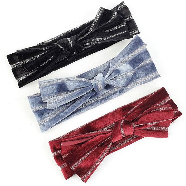 hair accessories kids velvet bow children's band with silver strip for 0-3 years baby turban head wrap headband elastic, Slivery;white
hair accessories kids velvet bow children's band with silver strip for 0-3 years baby turban head wrap headband elastic, Slivery;white