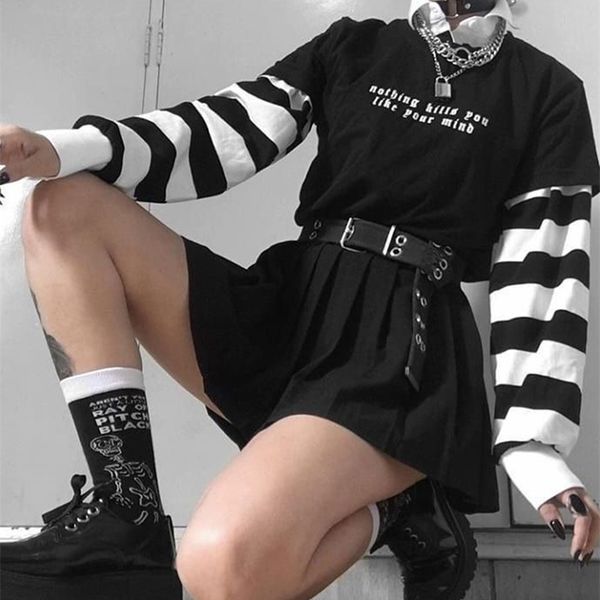 black tee nothing kills you letter printed t-shirt women funny hipster grunge graphic t shirts dark female harajuku 210708, White
black tee nothing kills you letter printed t-shirt women funny hipster grunge graphic t shirts dark female harajuku 210708, White