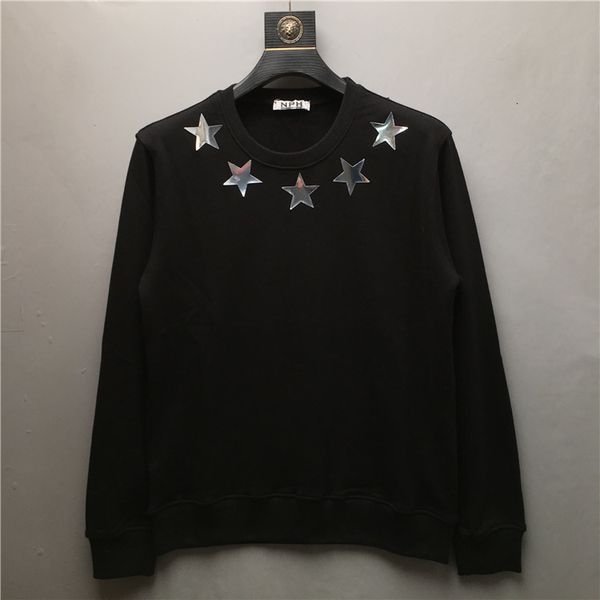 men's hoodies & sweatshirts a16 cotton veet men's hoodie with embroidered sequins and star neckline thick polar lining, Black
men's hoodies & sweatshirts a16 cotton veet men's hoodie with embroidered sequins and star neckline thick polar lining, Black