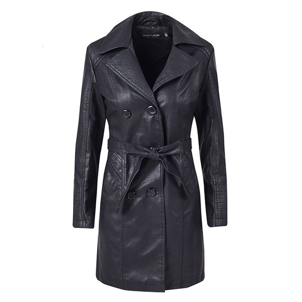 autumn winter coat women 2020 casual solid pu leather long thick coat female vintage double-breasted black biker jackets coats eir1
autumn winter coat women 2020 casual solid pu leather long thick coat female vintage double-breasted black biker jackets coats eir1