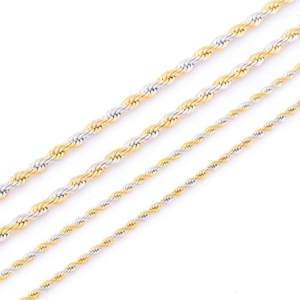 chains silver gold tone rope chain stainless steel necklace for fashion women men jewelry gift1
chains silver gold tone rope chain stainless steel necklace for fashion women men jewelry gift1