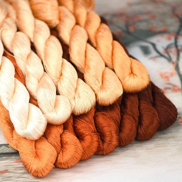 yarn 1pcs/400m silk embroidery thread / 100% /hand embroider cross stitch/reddish brown/12 gradient colors, Black;white
yarn 1pcs/400m silk embroidery thread / 100% /hand embroider cross stitch/reddish brown/12 gradient colors, Black;white