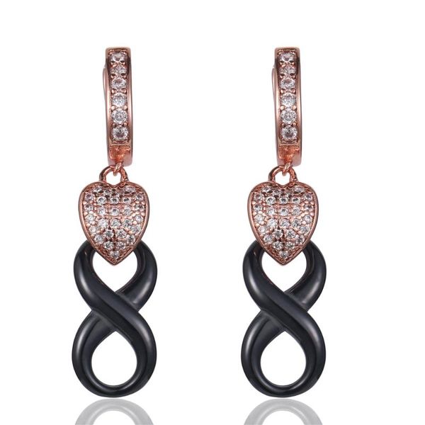 clip-on & screw back mankuu fashion black ceramic infinity clip earrings rose gold plating heart ear cuff pave zircon luxury for women, Silver
clip-on & screw back mankuu fashion black ceramic infinity clip earrings rose gold plating heart ear cuff pave zircon luxury for women, Silver