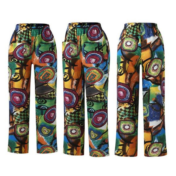 women's pants & capris women autumn casual ladies floral/geometric print high elastic-waist long trousers with pockets fall spring, Black;white
women's pants & capris women autumn casual ladies floral/geometric print high elastic-waist long trousers with pockets fall spring, Black;white