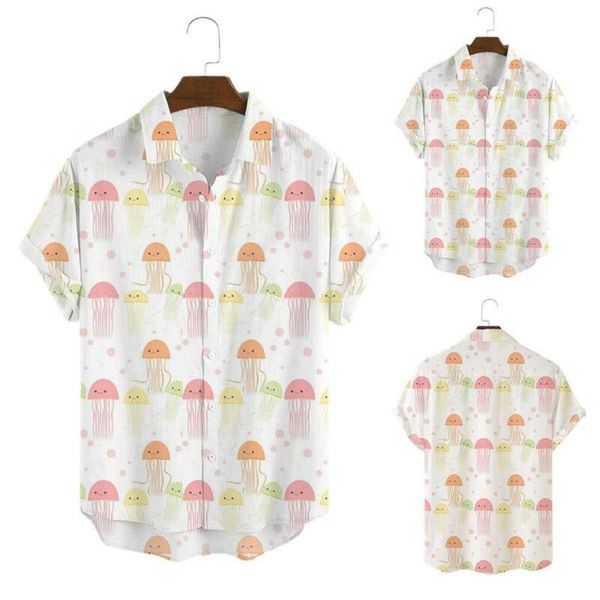 men's casual shirts button-up lapel holiday summer printed loose plus size, White;black
men's casual shirts button-up lapel holiday summer printed loose plus size, White;black