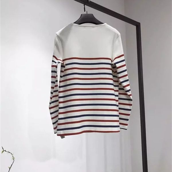 autumn cotton long sleeve t shirt retro striped metal shoulder button tee ladies casual vintage tshirts 210306, White
autumn cotton long sleeve t shirt retro striped metal shoulder button tee ladies casual vintage tshirts 210306, White