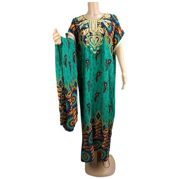 ethnic clothing latest style classic design african women dashiki fashion elastic cotton material with scarf print loose dress, Red
ethnic clothing latest style classic design african women dashiki fashion elastic cotton material with scarf print loose dress, Red