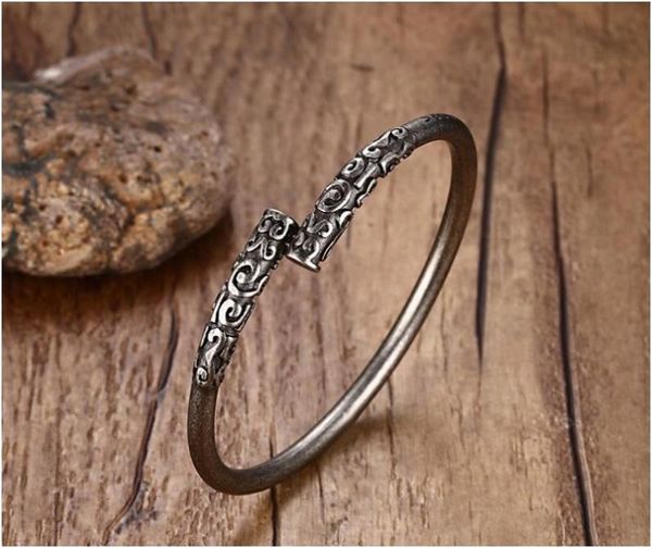 bangle classic fashion metal auspicious cloud men's open adjustable bracelet charm atmosphere casual daily jewelry gift, Black
bangle classic fashion metal auspicious cloud men's open adjustable bracelet charm atmosphere casual daily jewelry gift, Black
